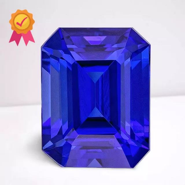 Tanzanite Octagon Cut Loose Gemstone 6x4 mm - 0.60 Cts Calibrated Gemstone