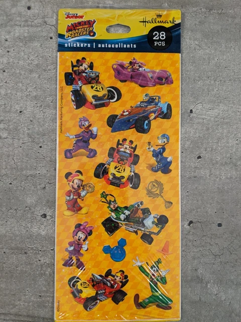 DISNEY JUNIOR MICKEY MOUSE AND THE ROADSTER RACERS Stickers 2 Sheets ...