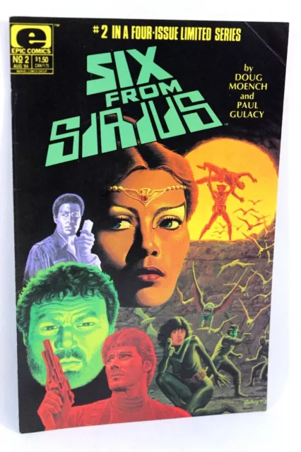 Six From Sirius #2 Doug Moench Paul Gulacy 1984 Comic Epic Comics VG