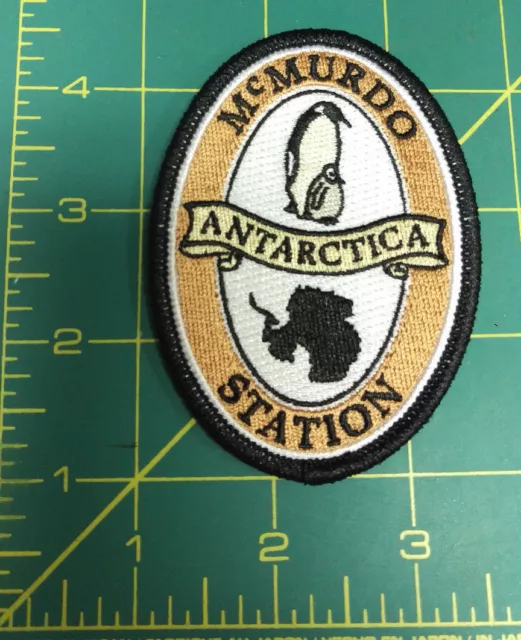 McMurdo Station Antarctica Embroidered Patch - we ship worldwide! New Unused