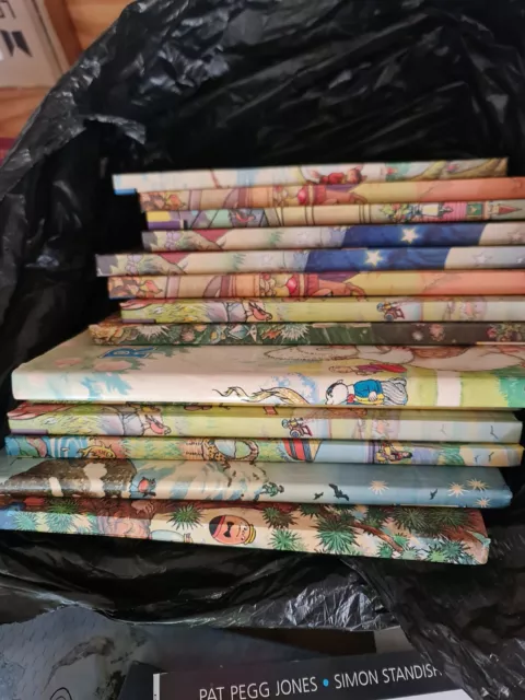 12 X rupert bear annuals job lot Unclipped