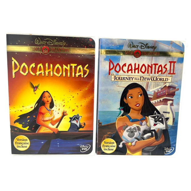 Walt Disney's Pocahontas 1 & 2 DVD Lot Good Condition!!!