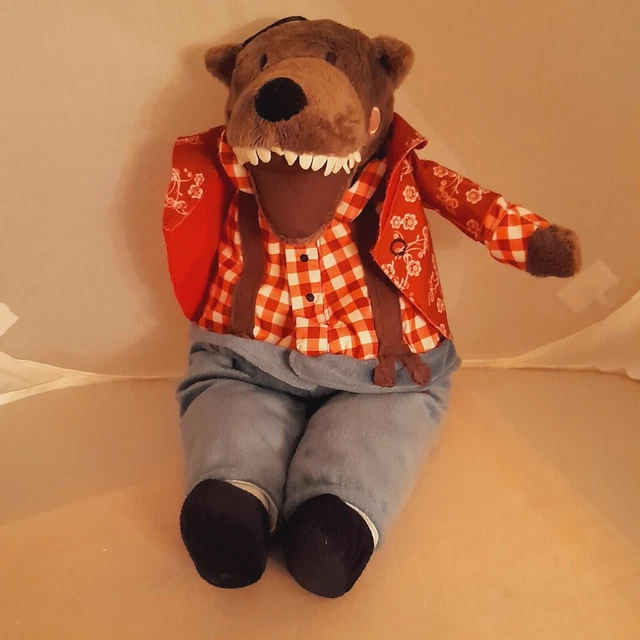 IKEA LUFSIG BIG Bad Wolf Little Red Equitazione Cappuccio Morbido