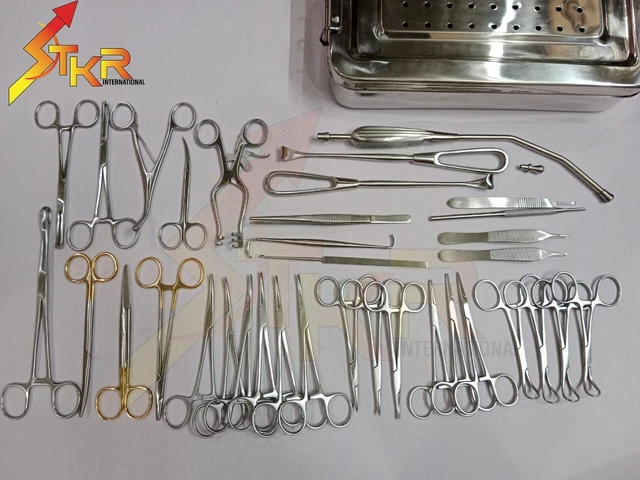 Tracheostomy Surgical Surgery Orthopedic Instruments 32 PCs Set