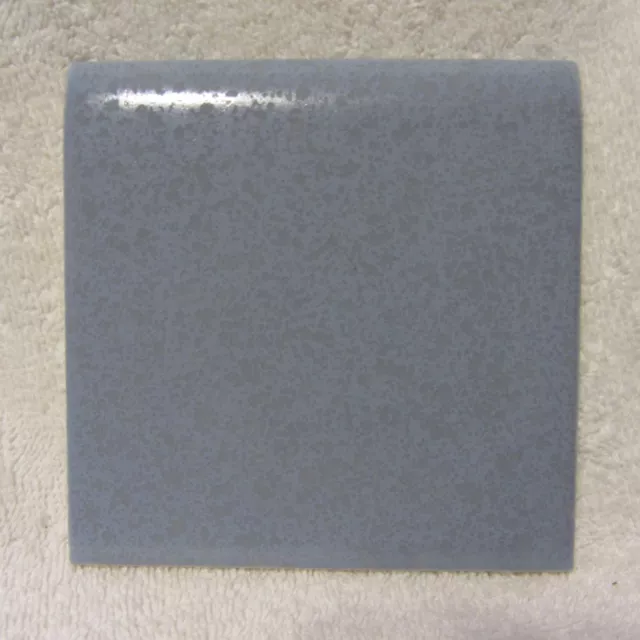 Vintage 4¼" X 4¼"  MTF Ceramic Powder blue Bullnose Tile USA NOS