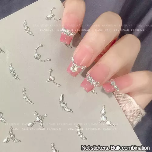 Nail RhinestoneStyle With Flat And Pointed Bottom For DIY For Manicure Gem Glass