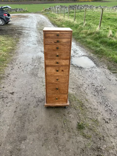 Victorian Style Chest of Drawers / Specimen Chest / Pine Chest of Drawers