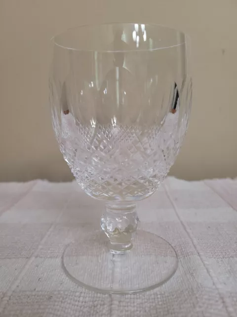 Waterford Cut Crystal Colleen Short Stem Water Goblet Glass 5:25" Ireland Waterford Cut Crystal Colleen Short Stem Water Goblet Glass 5:25" Ireland