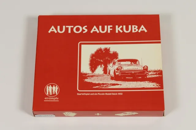 Schuco Piccolo-Set Autos auf Kuba Buick 1950 mit Quartett neu in OVP