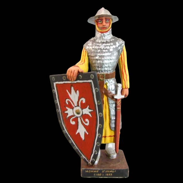 LEMAITRE Figurine CHEVALIER 1314 - 1316 / soldier jouet ancien / 2