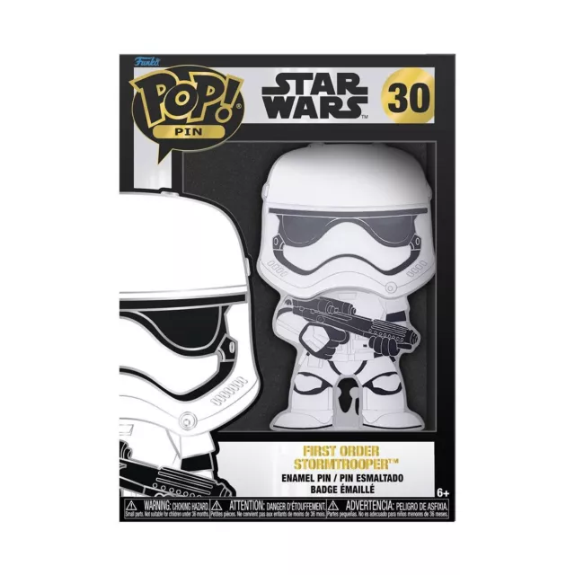 Star Wars POP! Pin pin's émaillé Stormtrooper (Glow in the dark) Funko