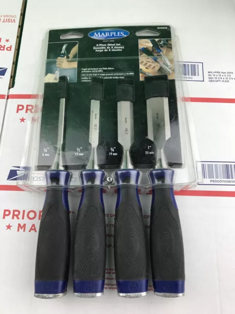 IRWIN Marples Chisel Set for Woodworking, 6-Piece (M444SB6N) Set Only