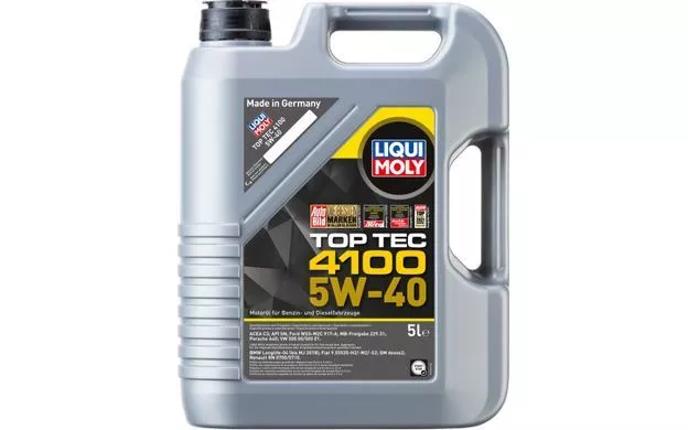 (5) LIQUI MOLY Huile moteur Top Tec 4100 5W-40 - 5 Litres pour FIAT PANDA 9511