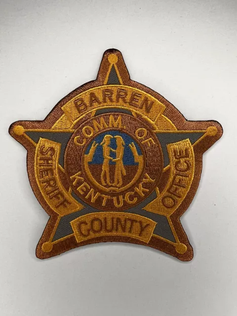 Barron County Kentucky Sheriffs Office Police Patch