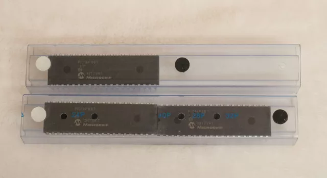 Microchip PIC 16F 887 – I/P, DIP 40 IC, Lot of 3 pcs.