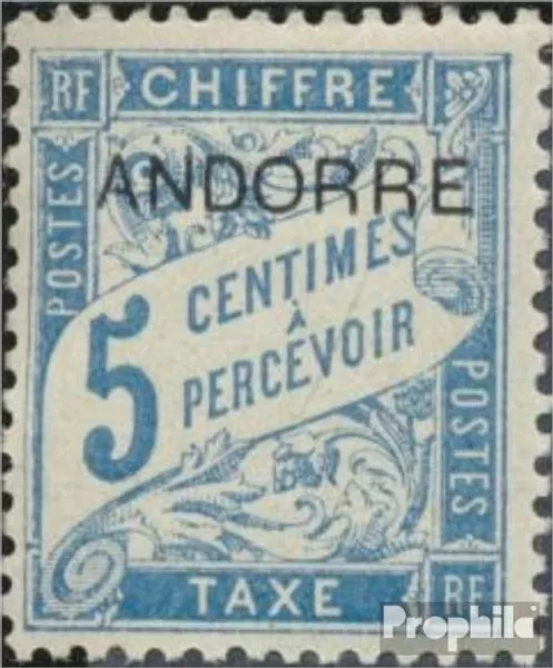 Briefmarken Andorra - Französische Post 1931 Mi P1 postfrisch