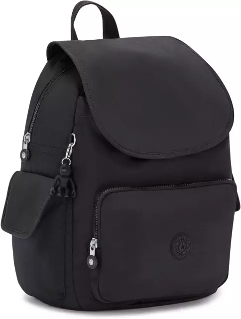 Kipling Women's City Pack Backpack, 10.5"L x 14.5"H x 6.75"D, Black Noir 2