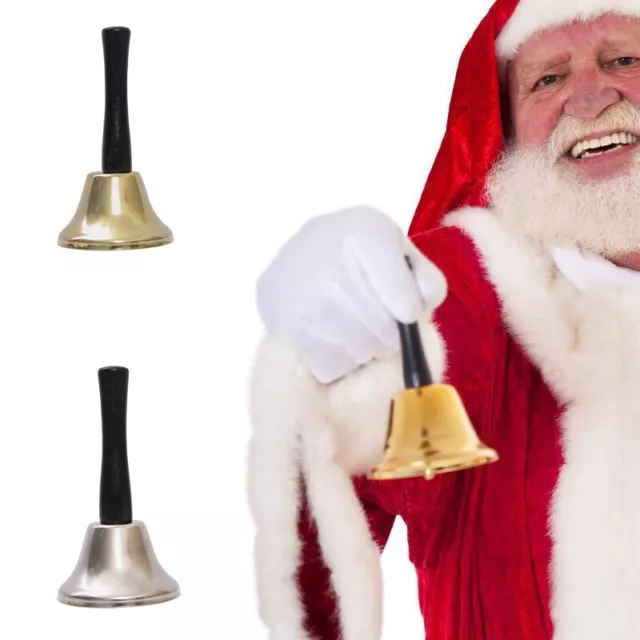 Weihnachtsmann Glocke Nikolaus Glöckchen Weihnachten Kostüm Zubehör Handbell Neu