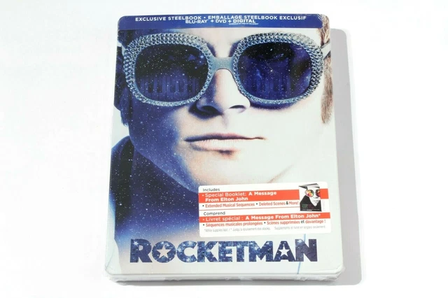 Rocketman (DVD / Blu-ray + Digital Combo) Steelbook - Elton John - New