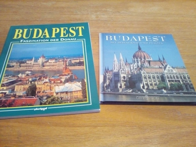 2x Bildband Reiseführer Budapest Urlaub Hobby Freizeit Weihnachten Geschenk