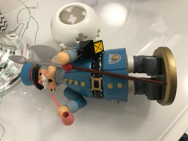 ALTES DDR RÄUCHERMÄNNCHEN 20 cm Unbenutzt in OVP  SOLDAT WÄCHTER WACHMANN ! TOP 8