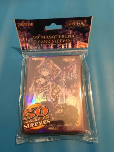 YUGIOH Pack Of 50 Yu-Gi-Oh I:P Masquerena Card Sleeves Sealed