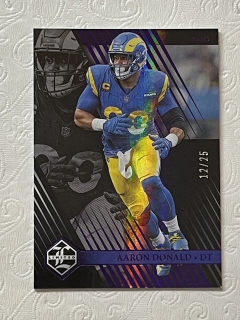 Patch Brodé Aaron Donald - Los Angeles Rams - NFL - Bleu Et Or - C-Patch