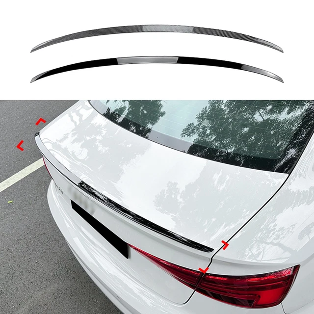 1 pz spoiler bagagliaio posteriore ala labbra stile S per Audi A3 S3 berlina 8 V 2014-2020 nero