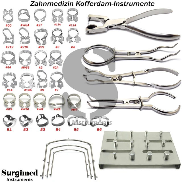KOFFERDAM INSTRUMENTE AINSWORTH Lochzange Kofferdam-Klammern Ivory Rahmen Dental EUR 57,99 - DE KOFFERDAM INSTRUMENTE AINSWORTH Lochzange Kofferdam-Klammern Ivory Rahmen Dental EUR 57,99 - DE