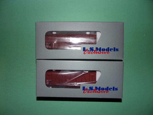 Coffret LS Models - 2 Wagons EVS Toit Haut Réf.30670 - Modélisme Ferroviaire NEUF