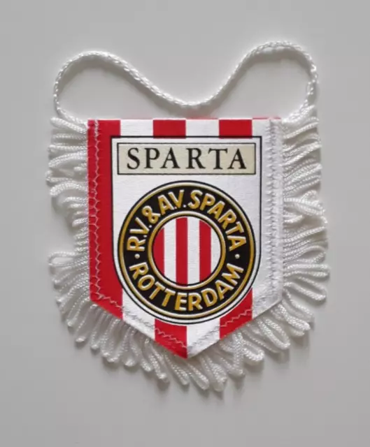 Fußball Wimpel Pennant  Sparta Rotterdam  Miniwimpel Autowimpel 8 x 10 cm