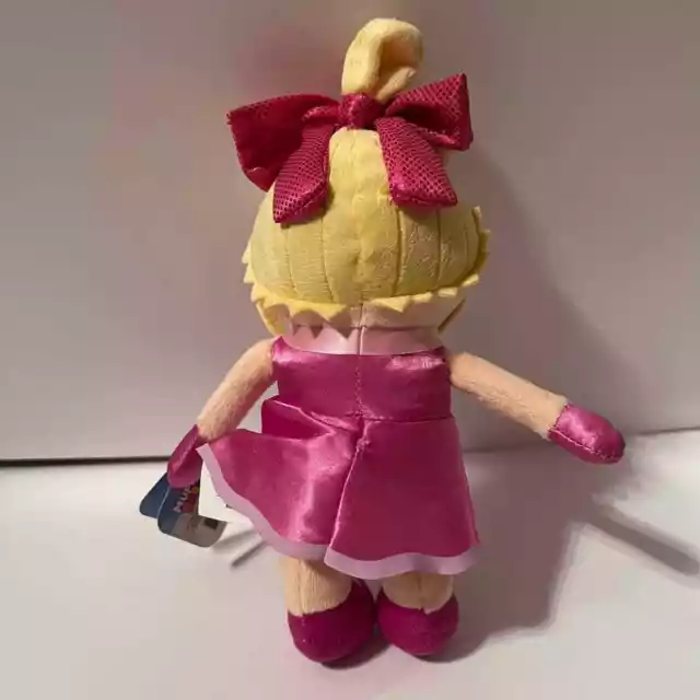 Disney Junior Muppet Babies Miss Piggy Plush 8” Stuffed Animal Toy Pink Dress 2