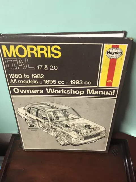 Haynes Hardback Owners Workshop Manual Morris Ital