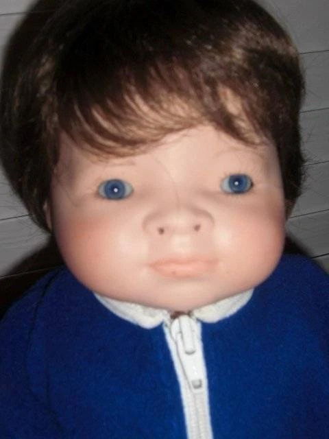 Grace S Putnam ~ Vintage Porcelain Cloth 18" Bye Lo Doll