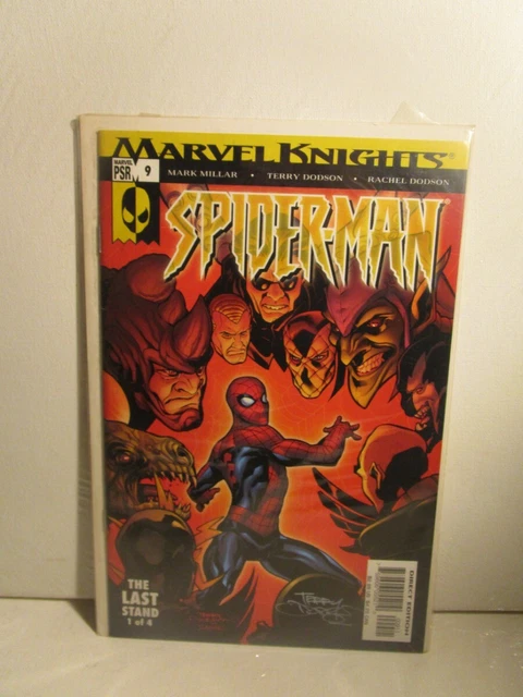 SIGNED AUTOGRAPHED Terry Dodson marvel knights spider-man #9 marvel comics 2005