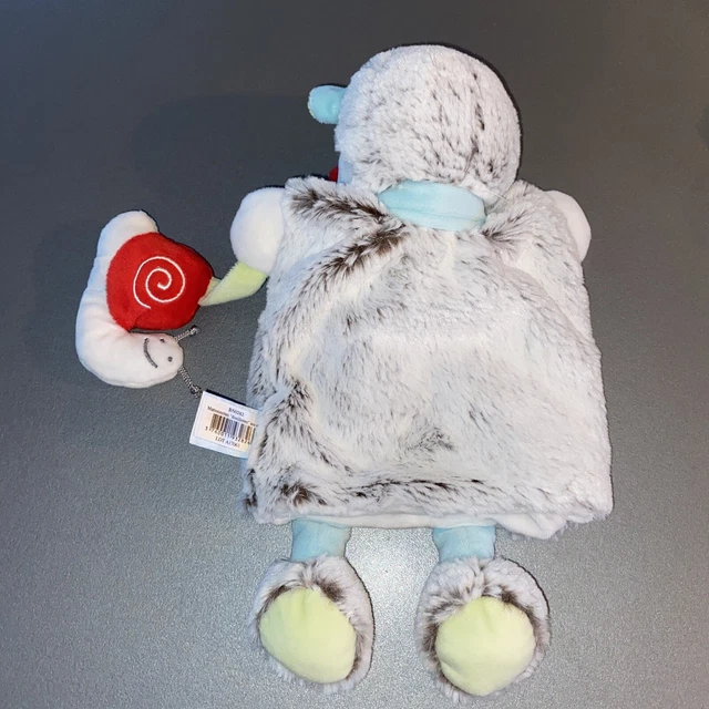doudou marionnette hérisson Gaston E... comme escargot BABY NAT 4
