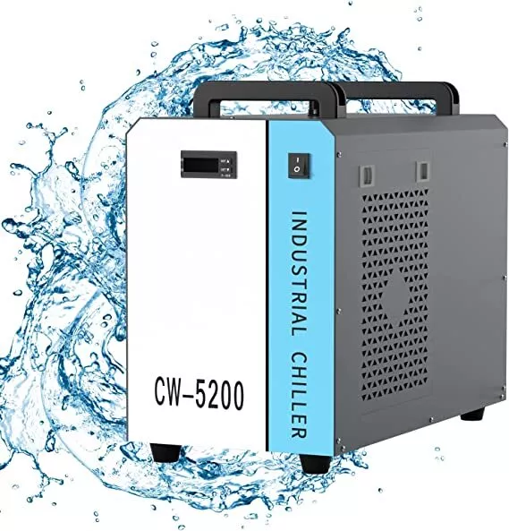 CW5200 CW5202 Industrial Water Chiller for OMTech CO2 Cutter tube laser Engraver