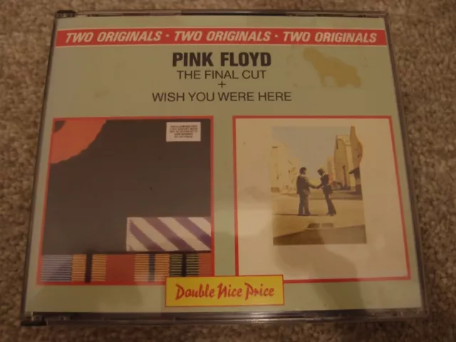 Pink Floyd - The Final Cut & Wish You Were Here AUSTRALIAN Disctronics 2CD-Set