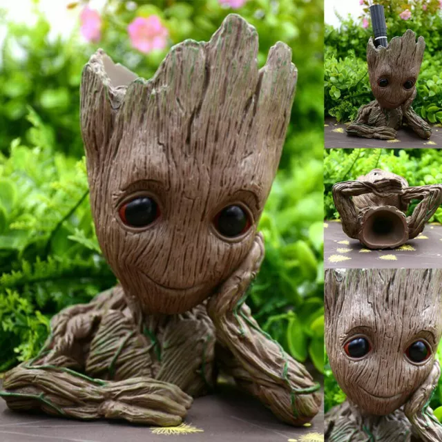 Neu Guardians of the Galaxy BABY GROOT FIGUR Blumentopf Pflanztopf Stil StiftPot