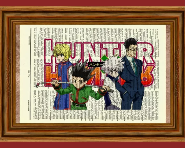 Hunter X Hunter Anime Gon Killua Manga Art Print Poster 16x24