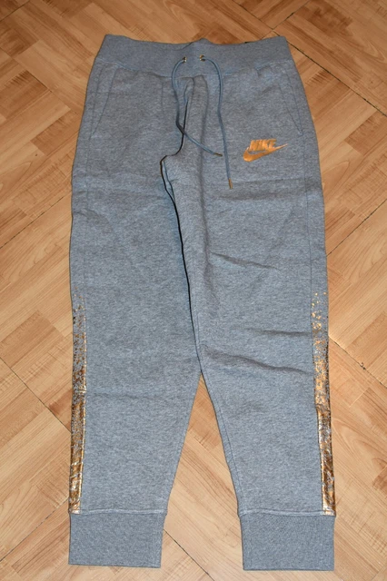 Nike Sportswear Rally Metallic Gold Women's Pants - Size Women's Medium