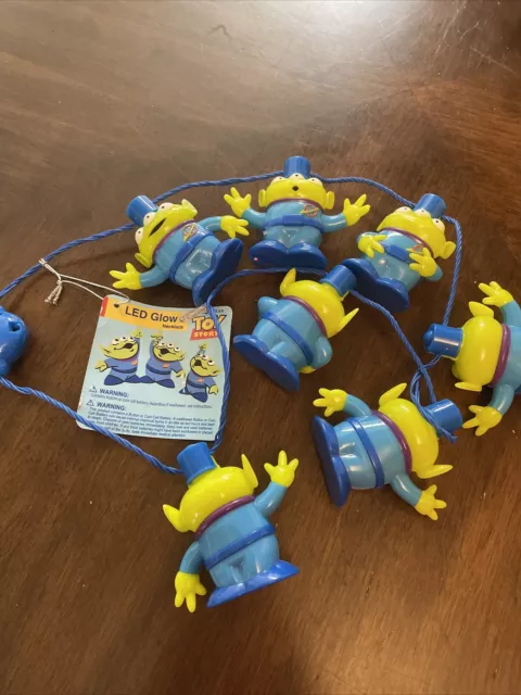 Disney Parks Toy Story LED GLOW Necklace Aliens String Lights MISSING ONE