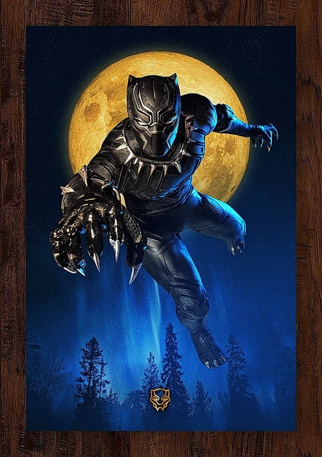 Black Panther I Never Freeze Color Variant Giclee Print Poster #/50 13x19