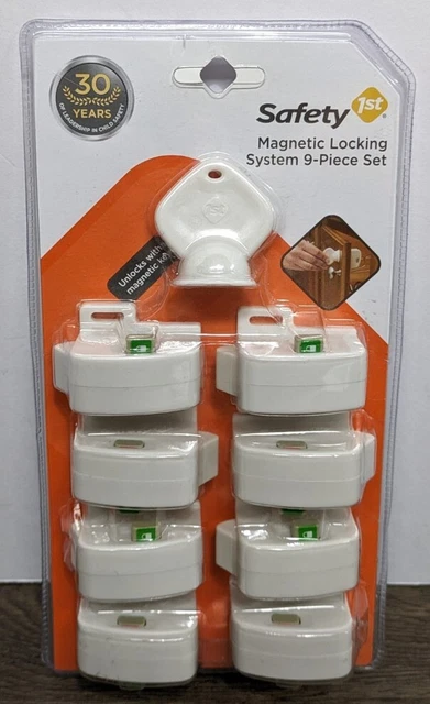 Safety 1st Magnetic Locking System 9 Piece Set HS133 Child Proof Cabinet Locks