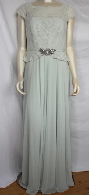 No1 Jenny Packham Selena Lace Beaded Maxi Dress Gown Size 14 BNWT RRP £180