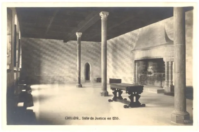 SUISSE - Veytaux - CHILLON - Salle de Justice en 1255