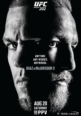 Poster UFC 202 Conor McGregor vs. Nate Diaz II 260gsm varie misure