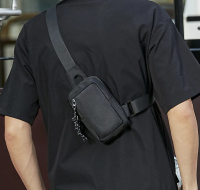 Oxford Men Shoulder Bag Chest Bag Pouch Crossbody Sling Phone Bag Wallet