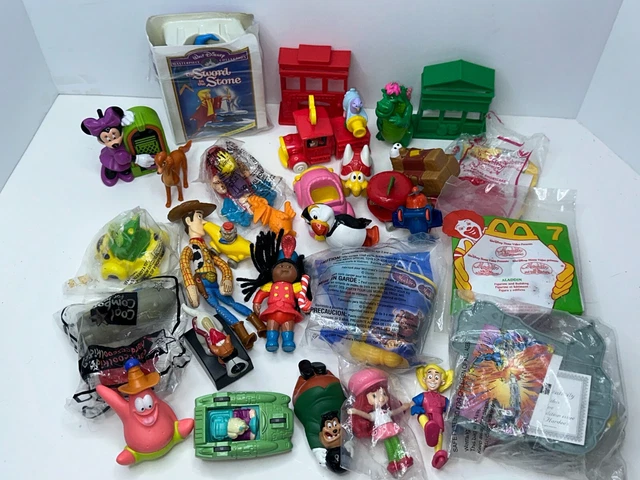 1990's McDonalds Hardees Burger King Happy Meal Kid Toys Mixed Mystery 2LB BOX D