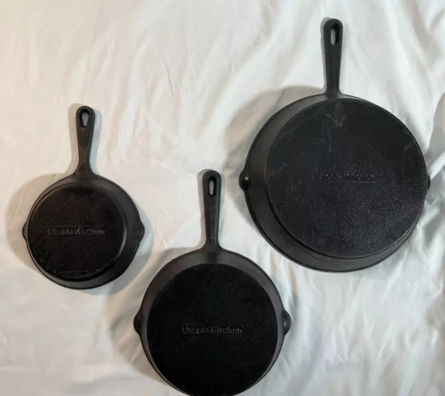 Zakarian by Dash 9 Nonstick Deep Cast Iron Skillet w/ Lid RED RTL$77